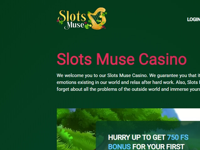 Slots Muse Casino Registration Process 1