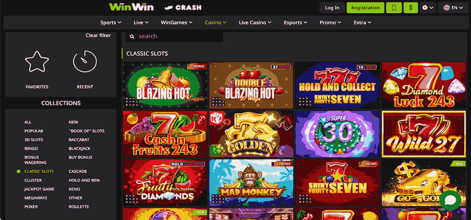 Gry kasynowe WinWin Bet - Przewodnik po najlepszych grach online